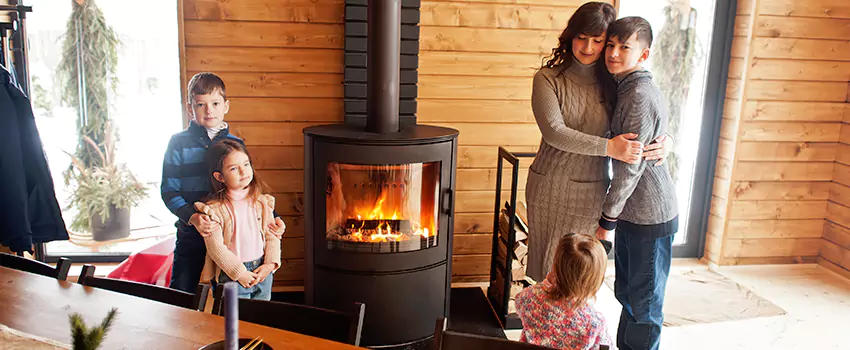 Morso Cast Iron Fireplace Insert Installation in Lynn, Massachusetts